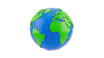 Stylized Globe of Earth