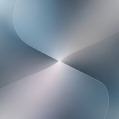 Abstract Background with Soft Blue and Gray Gradients and Intersecting Curves
