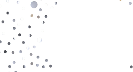  Colorful confetti on white background  - Silver Holographic PNG