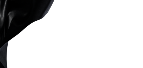 Elegant abstract design featuring flowing black fabric. Perfect for backgrounds, textures and artistic concepts.