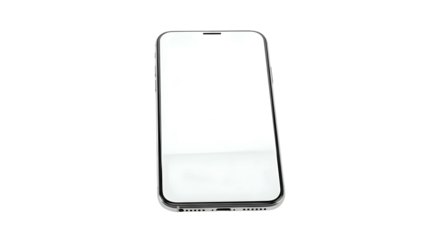 Modern Smartphone with Blank White Screen 1.