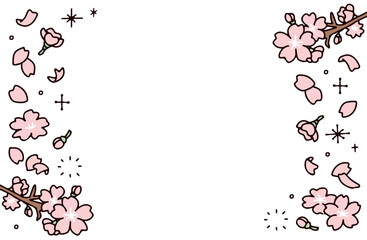 桜のフレーム