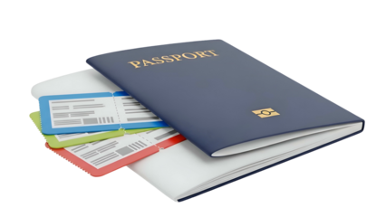 Passport and Travel Documents on Top.