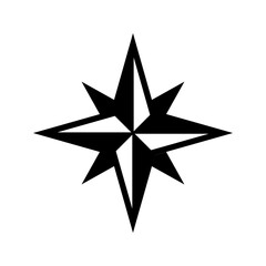 Obraz premium Compass icon. Compass vector icon. Compass vector