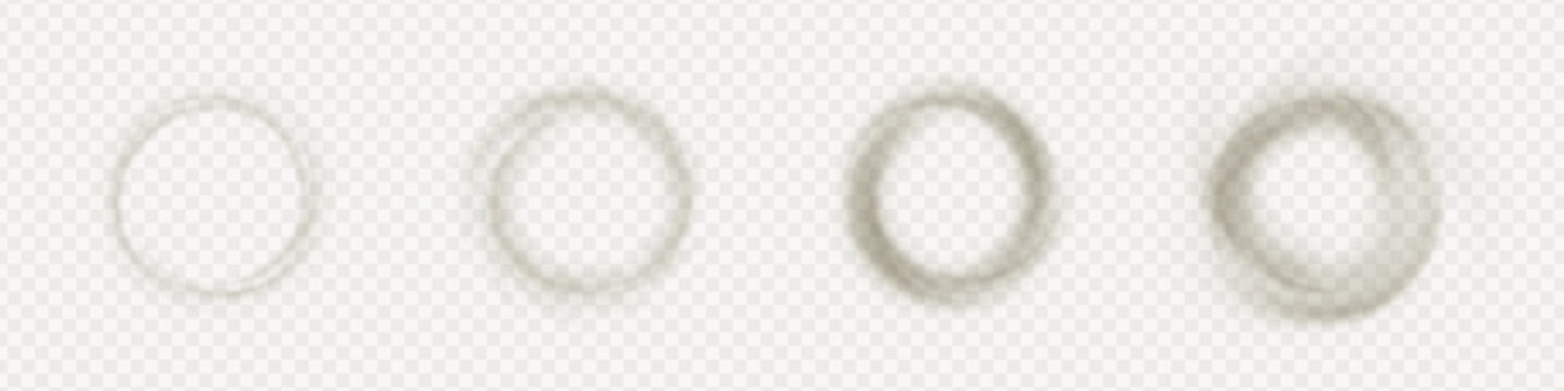 Realistic white smoke vortex and circular fan wind create a powerful suction motion. This spiral airflow ring suggests laundry wash cycles and clean air purification through futuristic turbine design.