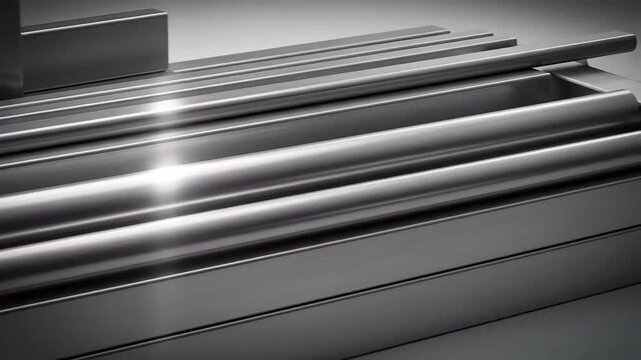 Assortment of l profiles and tubes in various shapes and sizes, showcasing industrial materials.