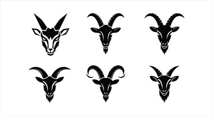 Goat Head Silhouettes Collection © Sunnn