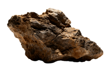 Natural Rock Formation with Rough Textured Surface