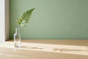 Minimal Clear Vase Closing Slide Background