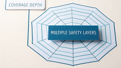 Visual Representation of Safety Layers with Coverage Depth Concept in Business Strategy and Risk Management