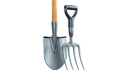 Garden Spade and Pitchfork
