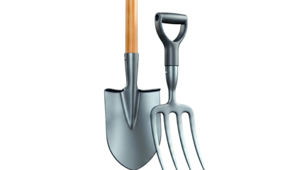 Garden Spade and Pitchfork