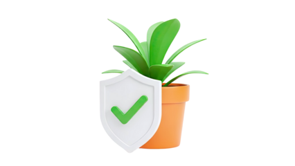 Plant Protection and Security Icon
