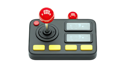 Retro Arcade Game Controller with Joysticks and Buttons