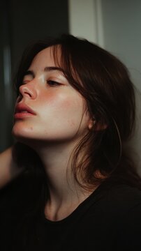 woman uncomfortable revulsion