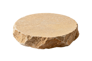 Natural Sandstone Round Slab with Rough Edges