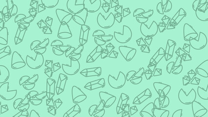 Soft botanical floral pattern featuring pastel watercolor blooms on a blush pink background, creating a charming and elegant atmosphere for decorative and creative use