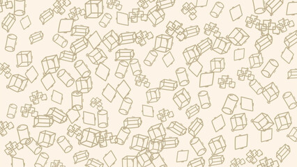 Soft botanical floral pattern featuring pastel watercolor blooms on a blush pink background, creating a charming and elegant atmosphere for decorative and creative use