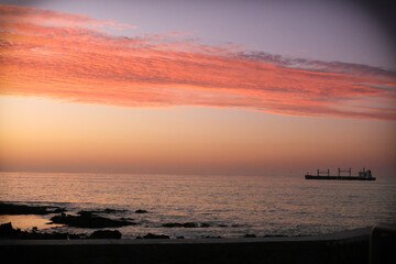 sunset over the sea © enzo