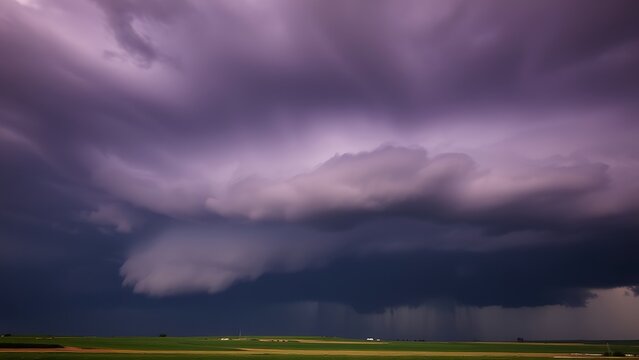 midgard. Dark purple storm clouds gathering before rainfall, dramatic sky formation, natural weather phenomenon. travel magazines, destination branding, designed for travel destination branding.