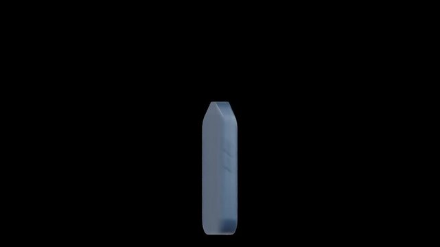 Smartphone Security and Password Lock 3D Icon