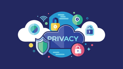 A privacy logo designed for kids with a transformation theme and rounded letters, conveying security and online safety.
