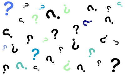 Obraz premium Colorful Festive. with colorful question .with white background. vector Eps 10