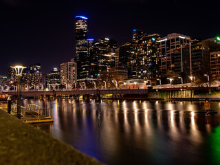 Obraz premium Yarra river in Melbourne during bight