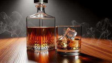 whiskey on the rocks