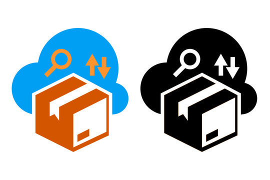 Product as a Service PaaS Cloud Monitoring Icon