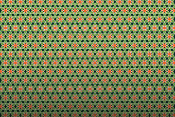 abstract pattern with Arabic or Islamic theme, green background color