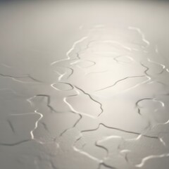 Soft Light on Sandy Beach with Gentle Ripples and Serene Landscape