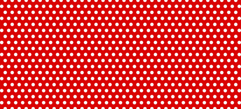 Vintage polka dots white and red pattern, colorful background - vector abstract background. eps10