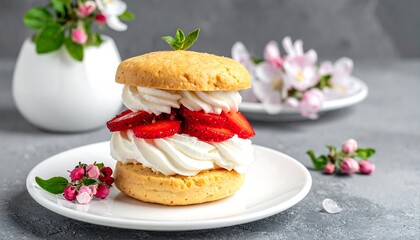 Strawberry Shortcake Delight - A Sweet Springtime Treat.