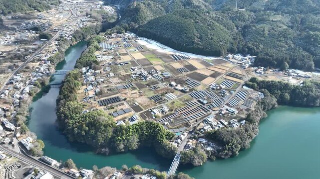 岐阜のグランドキャニオン 川辺町 ドローン空撮