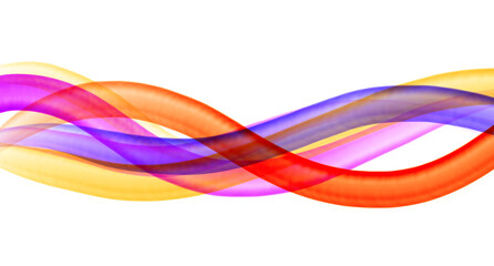 Fototapeta premium Vibrant multi-color flowing lines with halftone texture