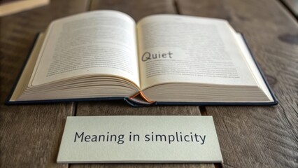 Obraz premium Open Book Page with 