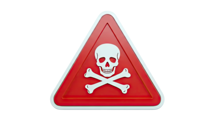 Skull and Crossbones Warning Sign