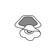 Hot water bag icon illustration design