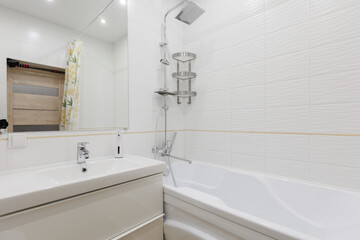 modern bathroom room with toilet and washing machine