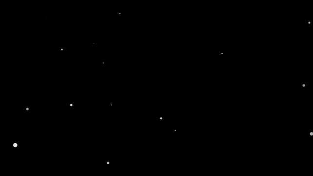 Dust particals flying against black background. Snowflakes overlay isolated on chroma key footage, Abstract Fire Particles Animated Background. abstract dust fail video with black background