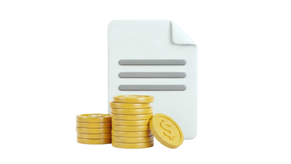 Document and Coin Stacks