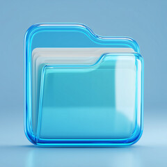blue folder icon