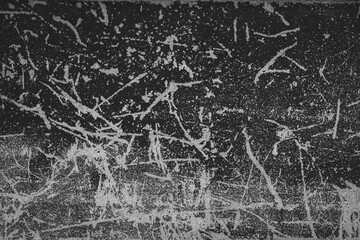 Steel background showing peeling layers surface scratches and rough metal texture.