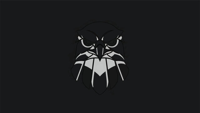 Intricate insectoid design with symmetrical elements and sharp edges, a striking visual.