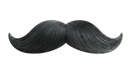 Black Handlebar Mustache