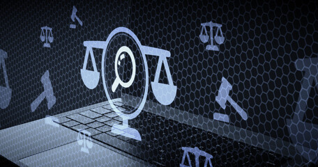 Investigación forense y análisis de pruebas legales en procesos de justicia y peritaje digital © sh99