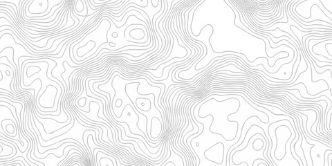 Abstract topography pattern seamless lines sea map modern design white background. Abstract digital topographic contour map concept space geometric strip grid line. Natural discovery of maps.