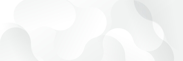 Abstract pattern white geometric banner design background.