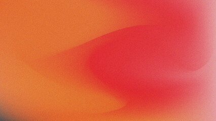 A soft abstract gradient featuring orange and deep red hues with subtle curved shadows.